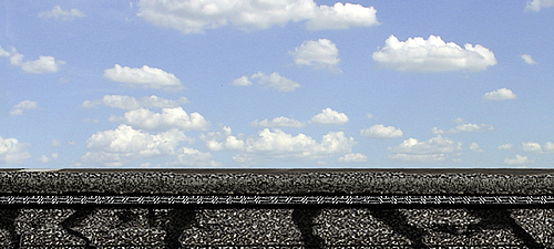 Processo di riabilitazione del profilo stradale Profilo dello strato stradale: processo di riabilitazione con strati di asfalto e posa del binder