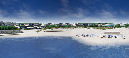 Argini, dighe e rinforzo delle dune con i tubi e i sacchi SoilTain per una protezione sostenibile dalle inondazioni Protezione sostenibile dalle inondazioni con SoilTain Tubes e SoilTain Bags sotto forma di dighe, argini e rinforzi per le dune, adatti a strutture paesaggistiche e alberghiere