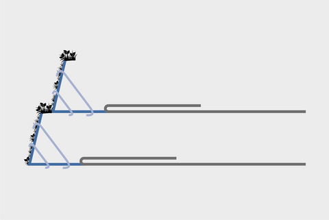 Cassaforma integrata protetta dalla corrosione per stabilità e durata - Huesker Fortrac Nature Cassaforma integrata in acciaio zincato, protetta dalla corrosione - Huesker Fortrac Nature